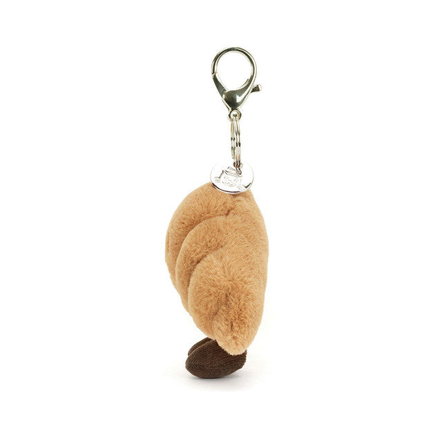 Porte-clé Amuseables Croissant en marron – vue 3