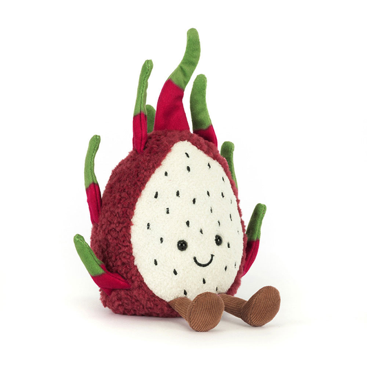 Peluche Amuseables Fruit du dragon en rouge – vue 2