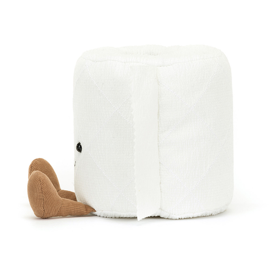 Peluche Amuseables Rouleau de papier toilette en blanc – vue 2