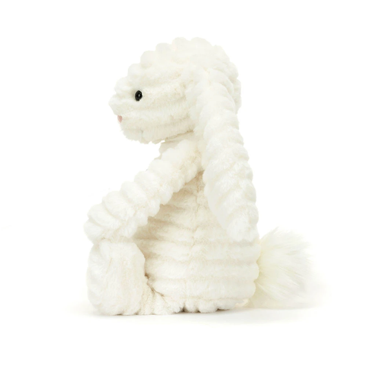 Peluche Lapin Bashful Luxe Nimbus blanche – vue 2