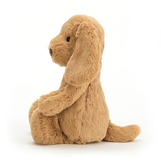 Peluche Chiot Bashful Toffee en marron – vue 2