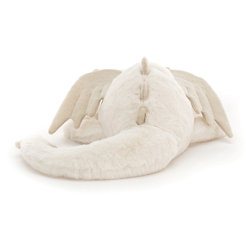 Peluche Dragon Snow en beige – vue 3