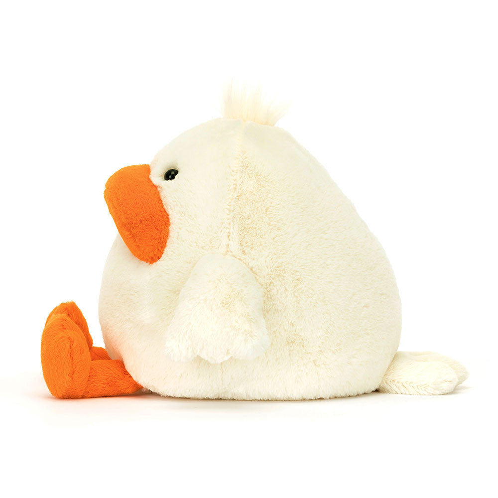 Peluche Canard Delia en blanc – vue 4