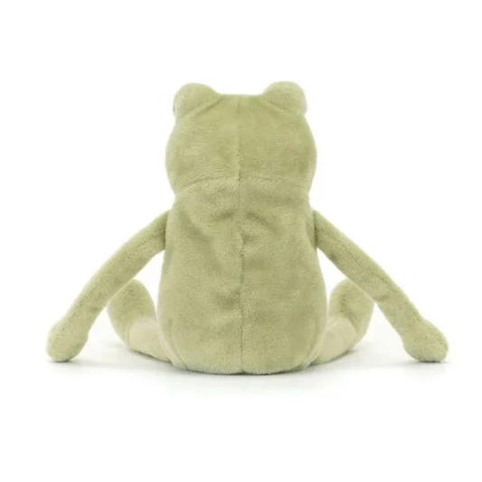 Peluche Grenouille Fergus en vert olive – vue 2