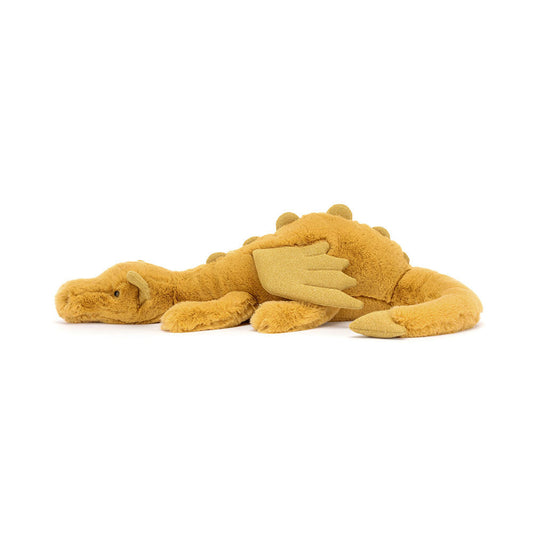 Peluche Dragon Doré en jaune – vue 2
