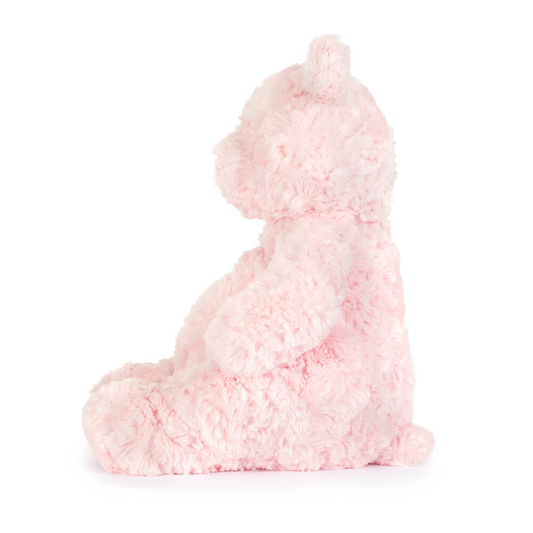 Peluche ours rose Leola – vue 2