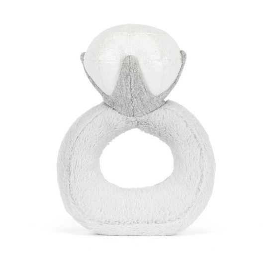 Peluche Amuseables Bague de diamant en gris clair – vue 2
