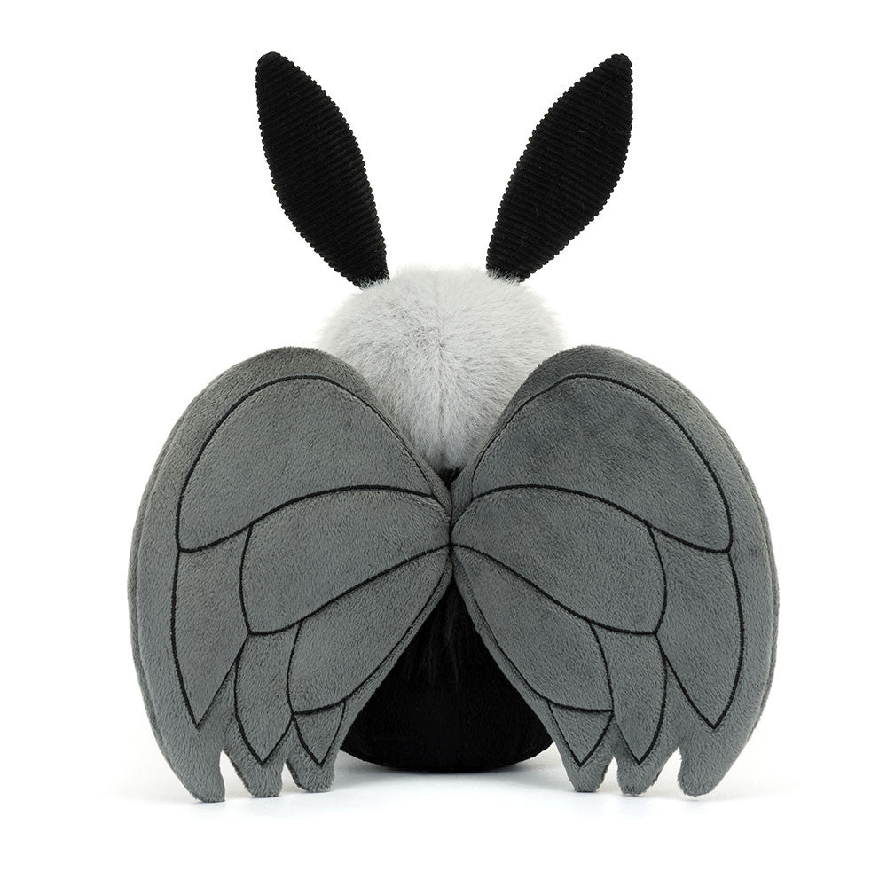 Peluche Miff Mothman en gris et noir – vue 3