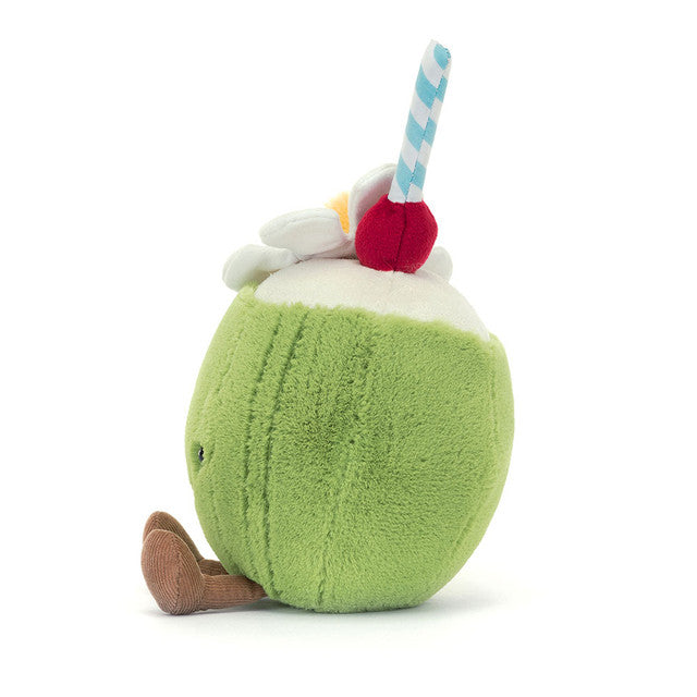Peluche Amuseables Aruba Coconut en vert – vue 3