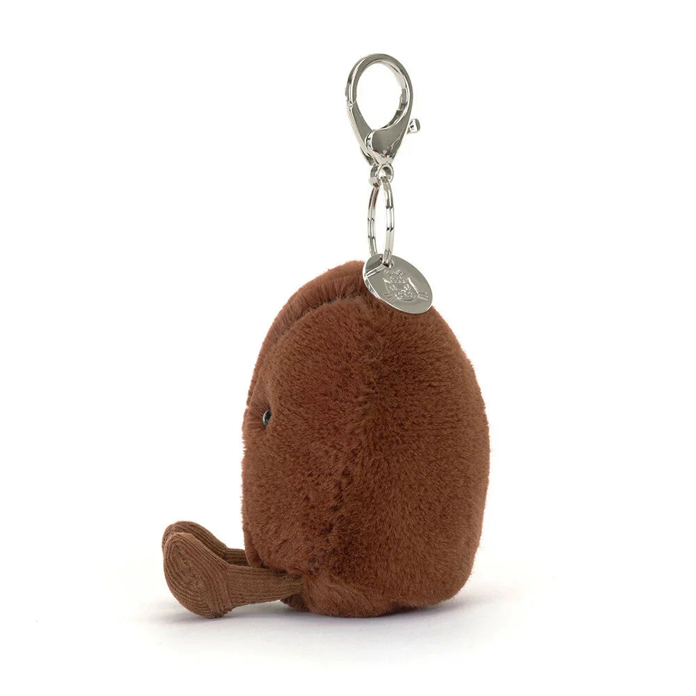 Porte-clé Amuseables Coffee Bean en marron – vue 3