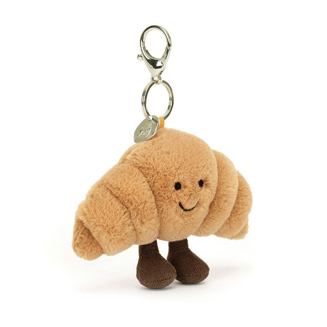 Porte-clé Amuseables Croissant en marron