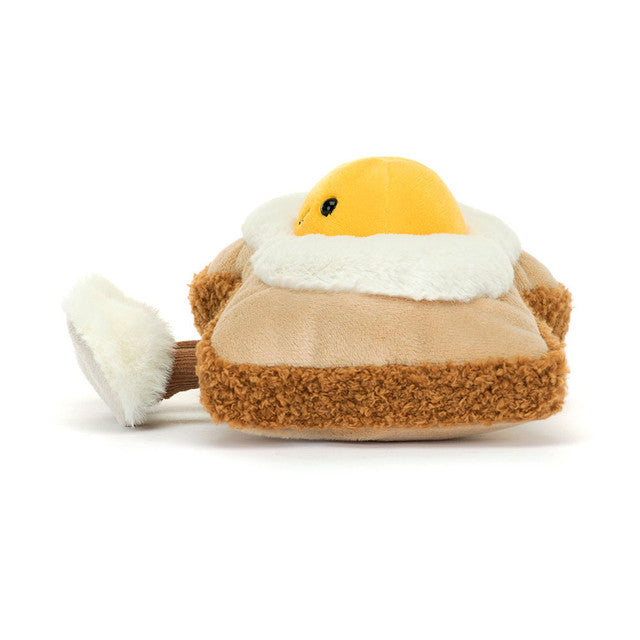 Peluche Amuseables Egglantine Egg On Toast en crème – vue 3