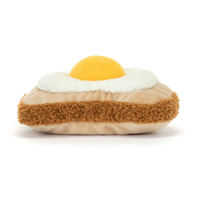 Peluche Amuseables Egglantine Egg On Toast en crème – vue 4