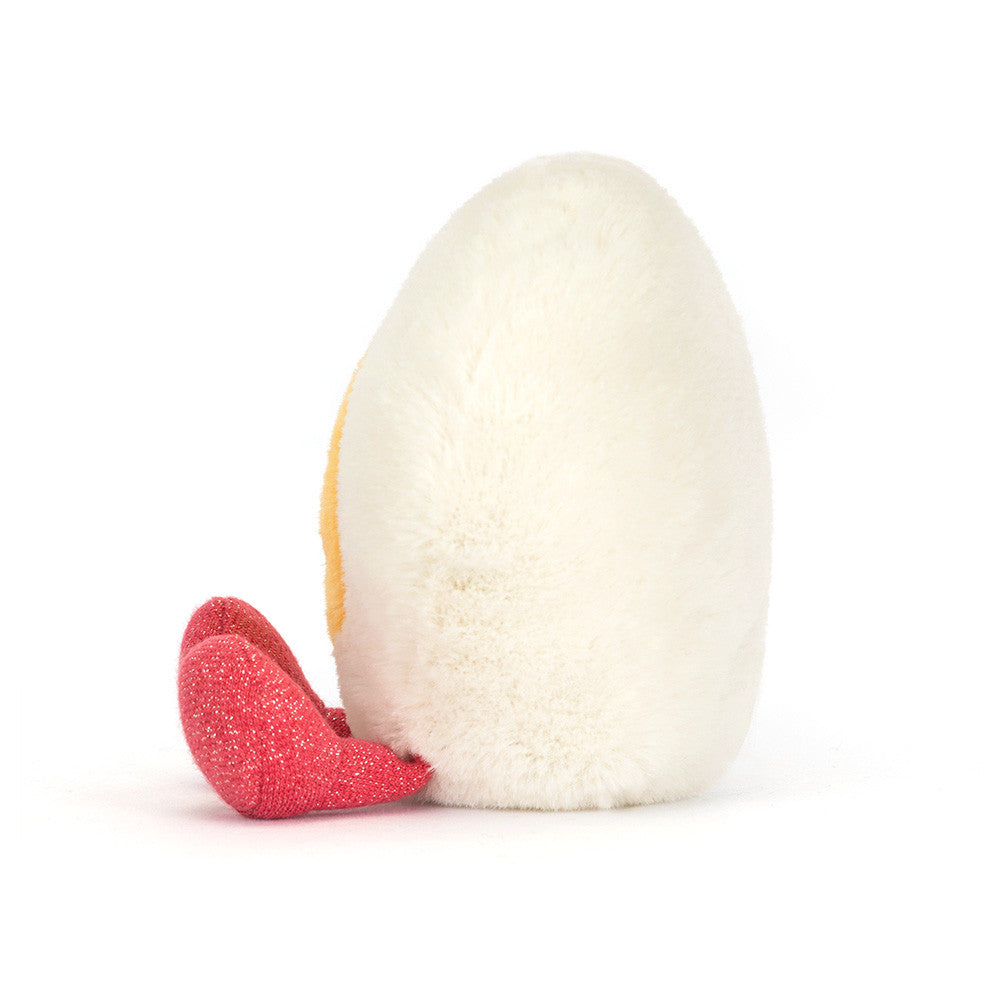 Peluche Amuseables Heart Boiled Egg en blanc – vue 2