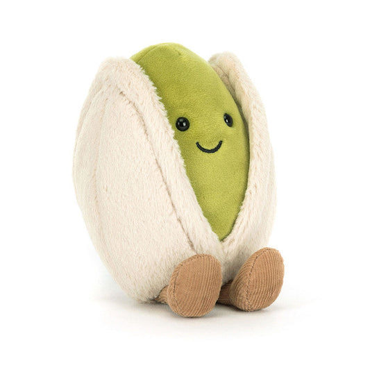 Peluche Amuseables Horatio Pistachio en blanc