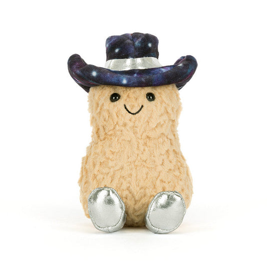 Peluche Amuseables Peanut 'Space Rodeo' en beige – vue 2