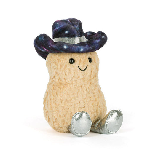Peluche Amuseables Peanut 'Space Rodeo' en beige