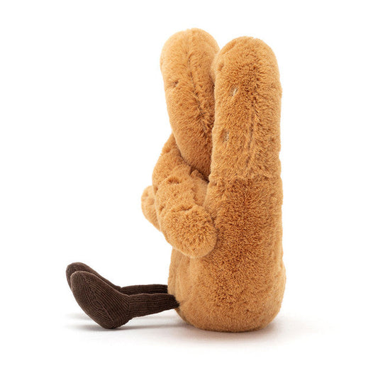 Peluche Amuseables Pretzel en marron – vue 2