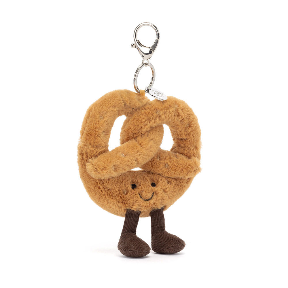 Porte-clé Amuseables Pretzel en marron – vue 2