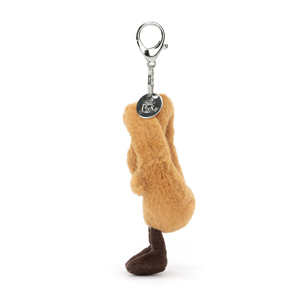 Porte-clé Amuseables Pretzel en marron – vue 3