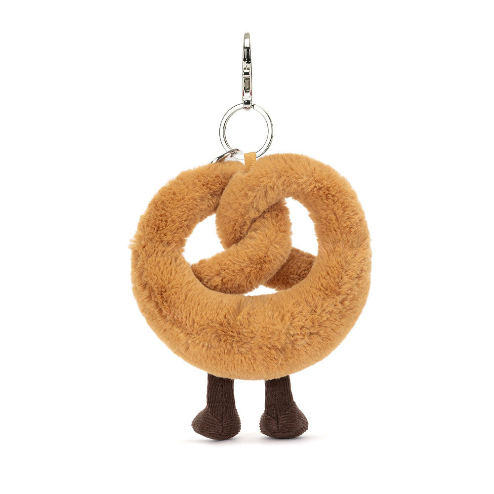 Porte-clé Amuseables Pretzel en marron – vue 4