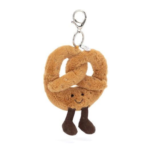 Porte-clé Amuseables Pretzel en marron
