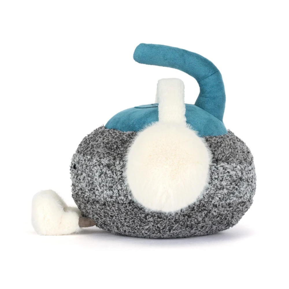 Peluche pierre de curling grise – vue 3