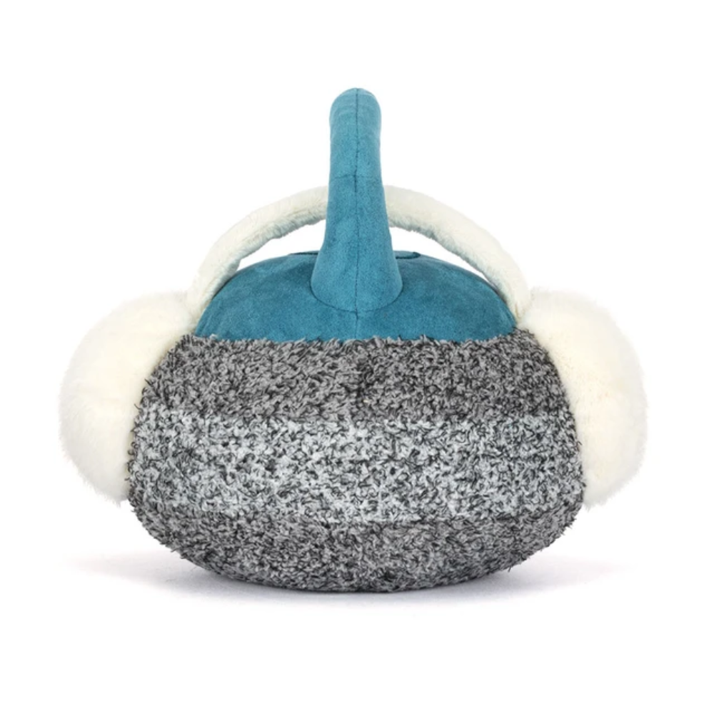 Peluche pierre de curling grise – vue 4