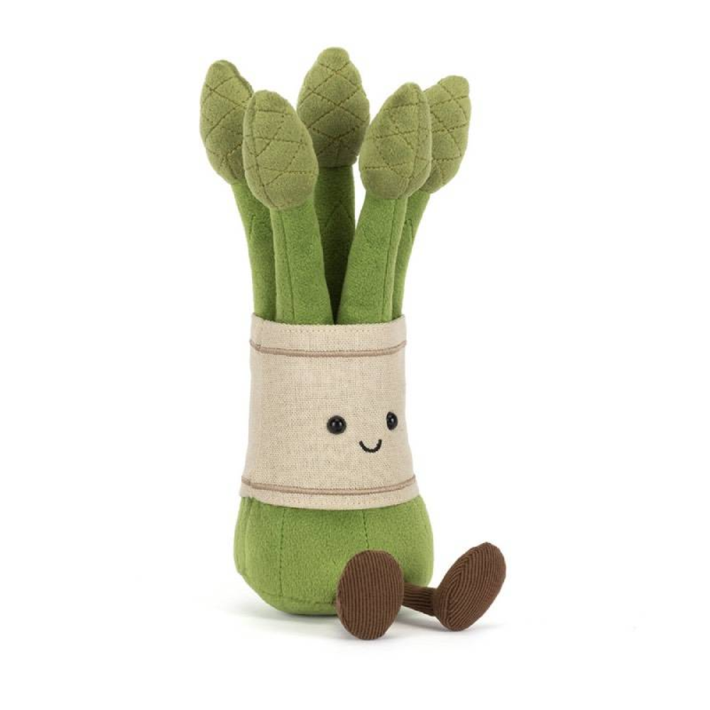Peluche Amuseables Asperge en vert