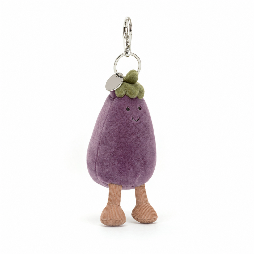 Porte-clé Amuseables Aubergine en violet