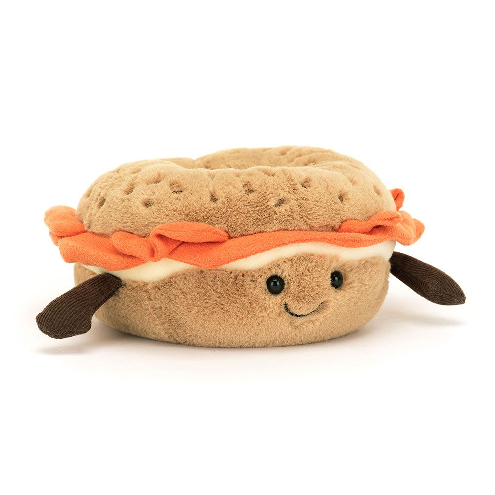Peluche Amuseables Bagel en marron