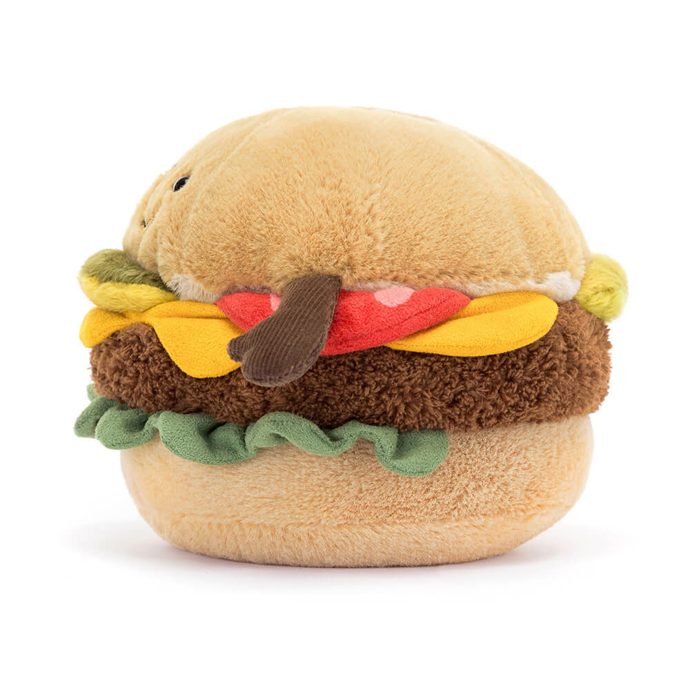 Peluche Burger Amuseables marron – vue 2