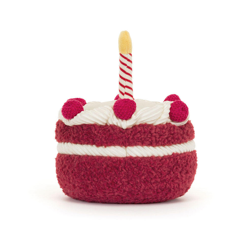 Peluche Amuseables Gâteau Cheri en rouge – vue 3