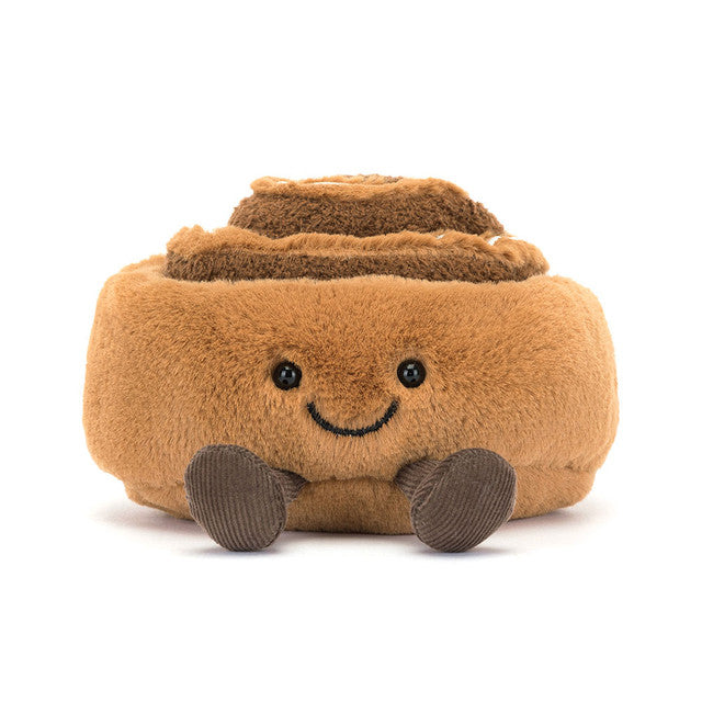 Peluche Amuseables Cinnamon Bun en marron