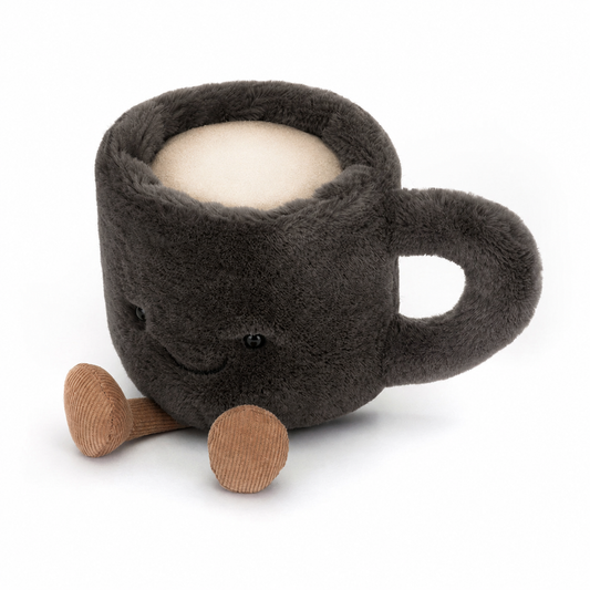 Peluche Amuseables Tasse de café en gris – vue 2