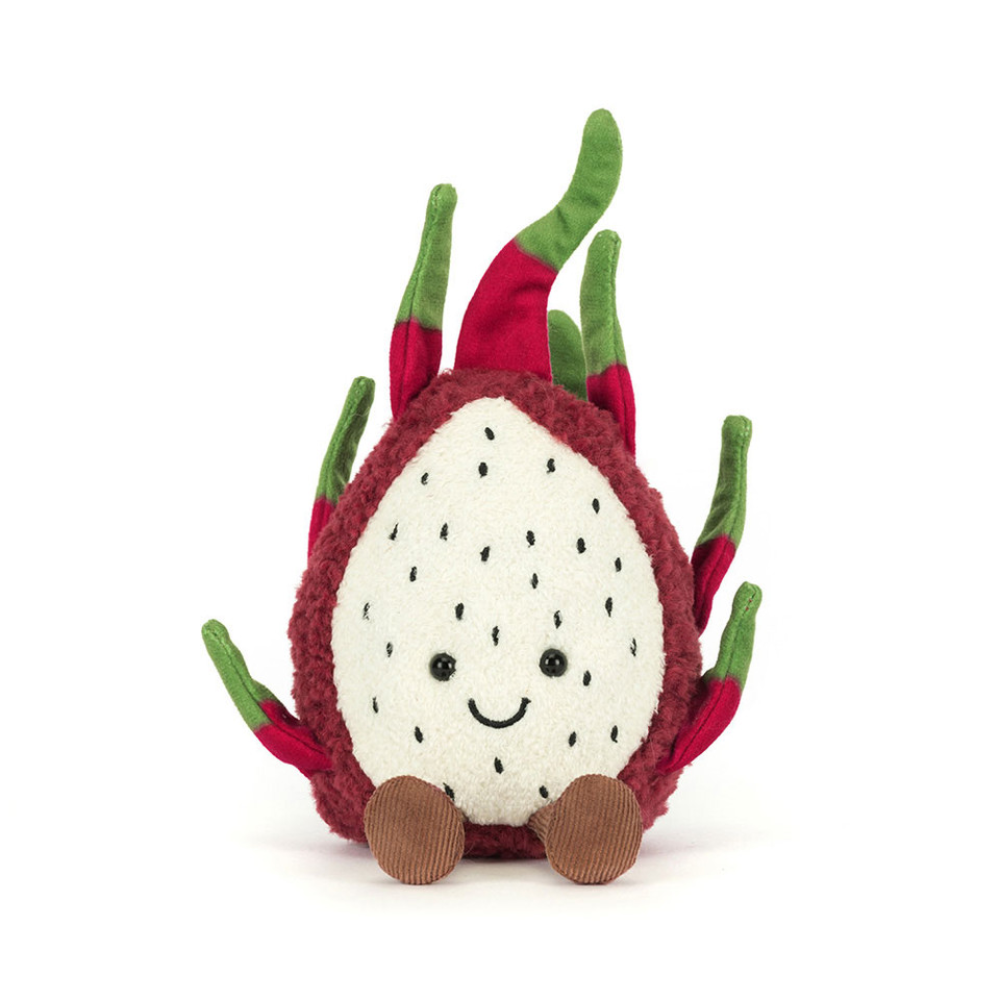 Peluche Amuseables Fruit du dragon en rouge