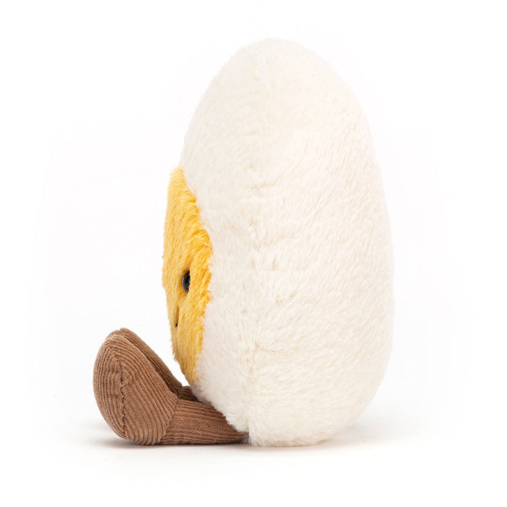 Peluche Amuseables Œuf dur Happy en blanc – vue 2