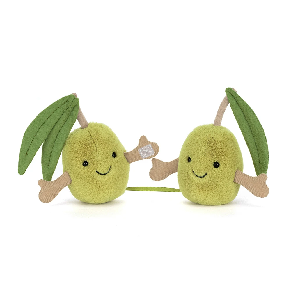 Peluche olives vertes Amuseables Paire d'olives – vue 2