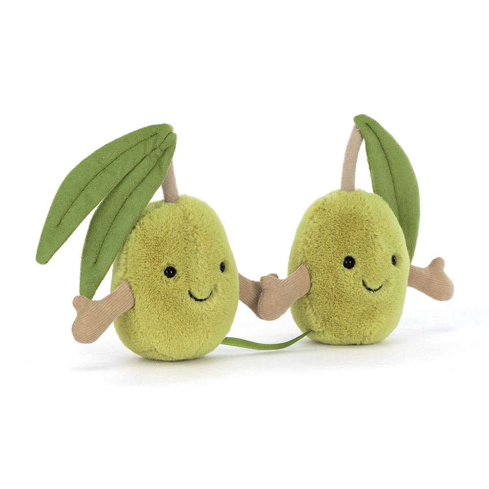 Peluche olives vertes Amuseables Paire d'olives – vue 3