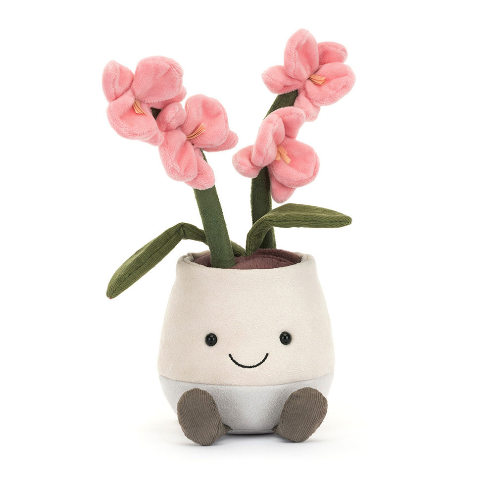 Peluche Orchidée rose Amuseables rose