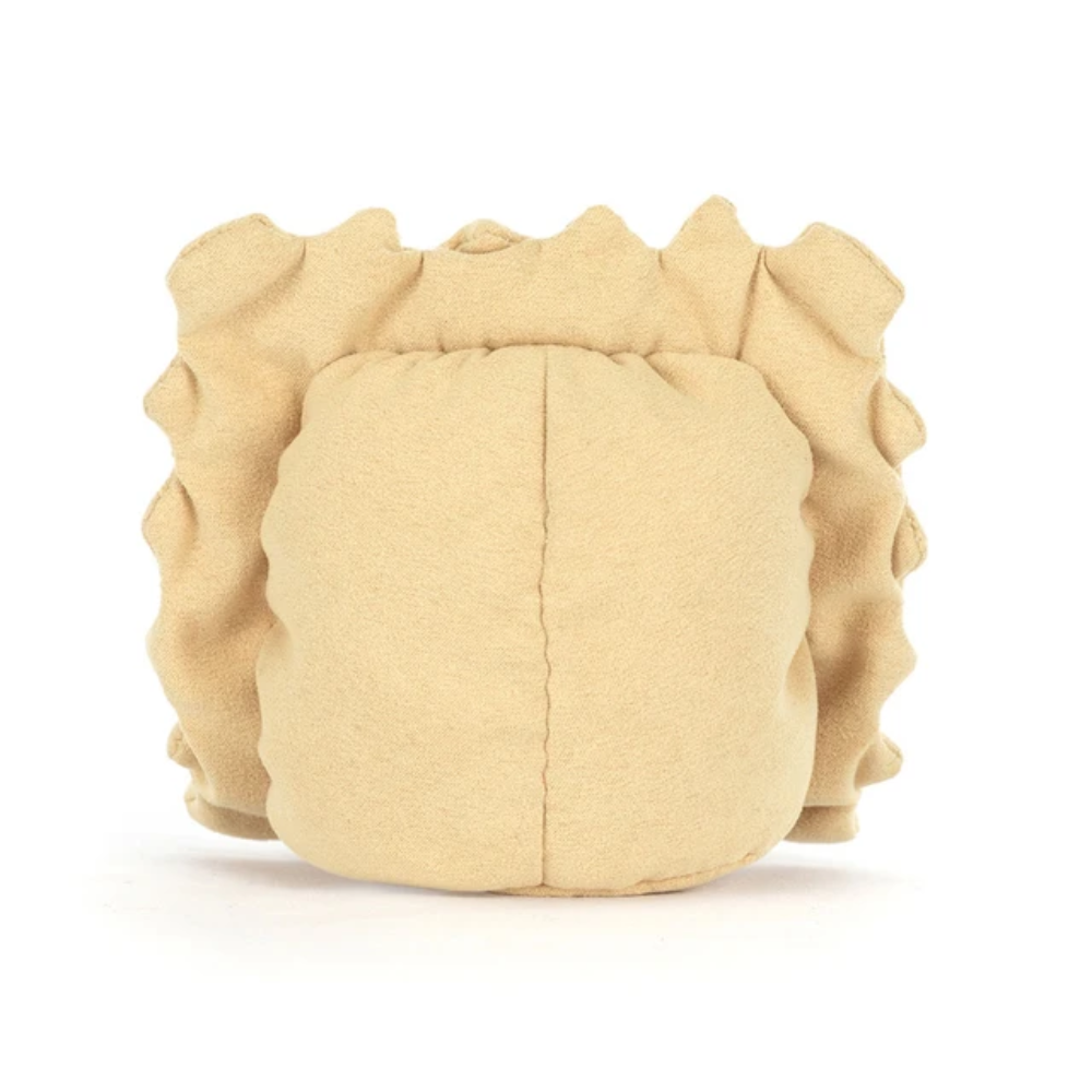 Peluche Amuseables Ravioli beige sur le thème des pâtes – vue 4