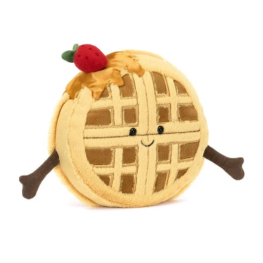 Peluche gaufre dorée Amuseables René Gaufre