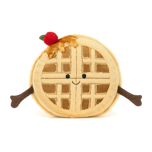 Peluche gaufre dorée Amuseables René Gaufre – vue 2