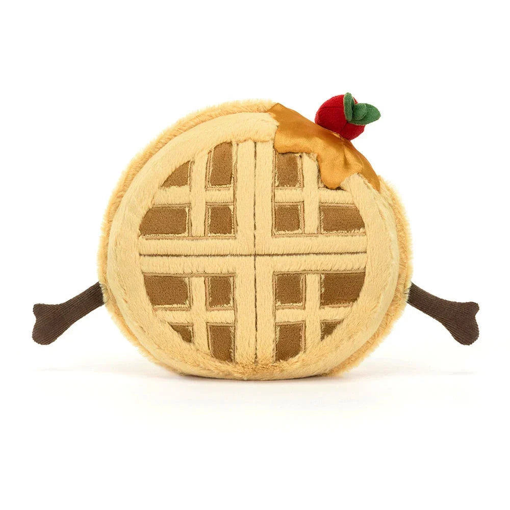 Peluche gaufre dorée Amuseables René Gaufre – vue 4