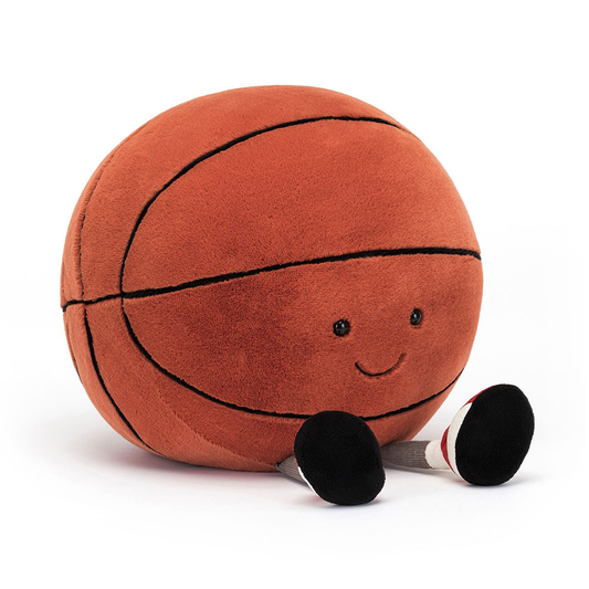 Peluche Ballon de basket Amuseables Sports orange