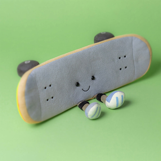 Peluche Skateboard Amuseables Sports grise – vue 2