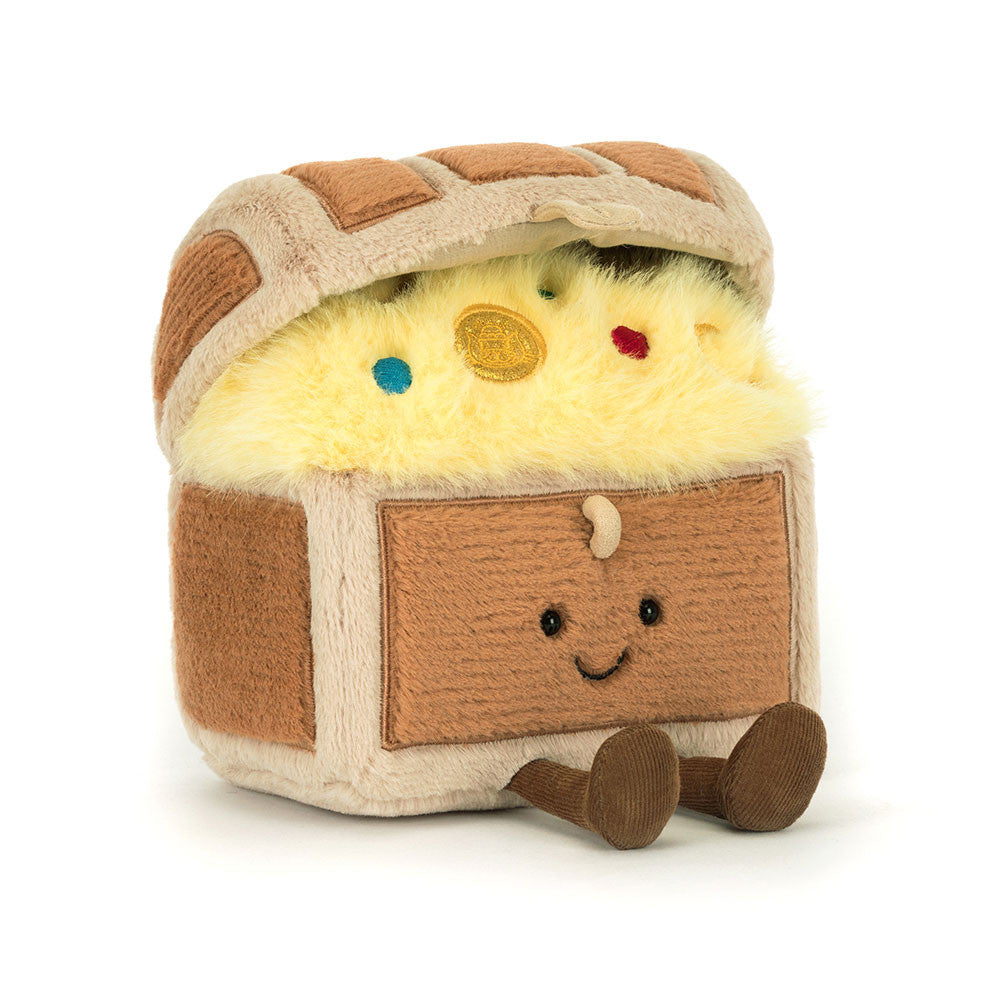 Peluche marron Amuseables Coffre au trésor