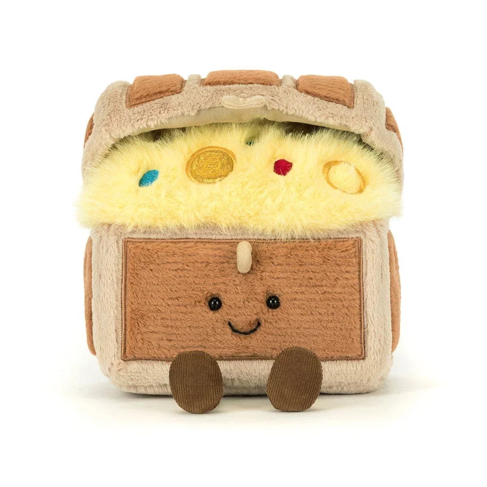 Peluche marron Amuseables Coffre au trésor – vue 4