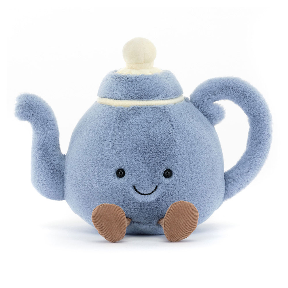 Peluche Théière Vicky Amuseables bleue