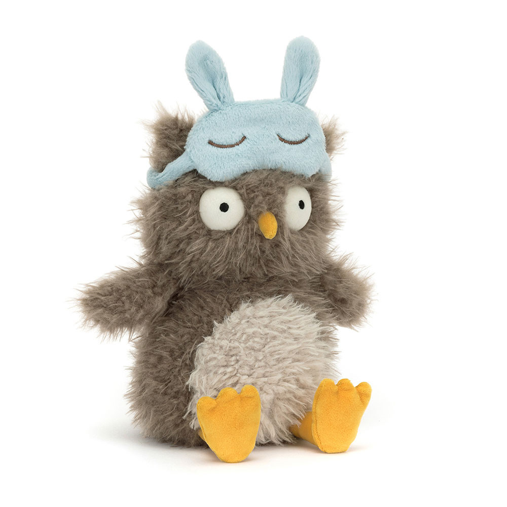 Peluche chouette Audrey Hootsoftly grise